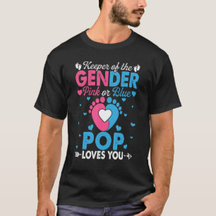 Camiseta El Pop Rosa O Azul Te Ama El Género Revelar La Cut