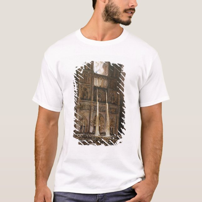 Camiseta El populacho que sitia a Notre-Dame (Anverso)