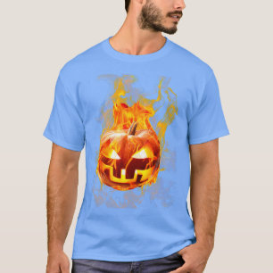 Camiseta El portavelas de Halloween resbalan ajuste Horor F