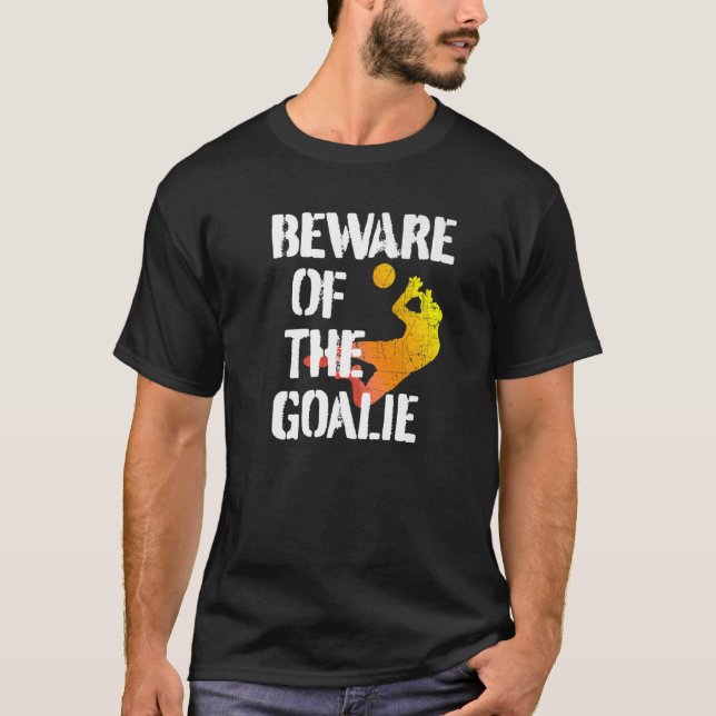 Camiseta El portero de fútbol diseña 2 (Anverso)