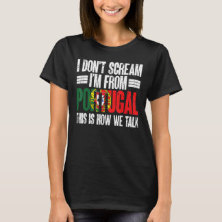 Camiseta El portugués gracioso que soy de Portugal