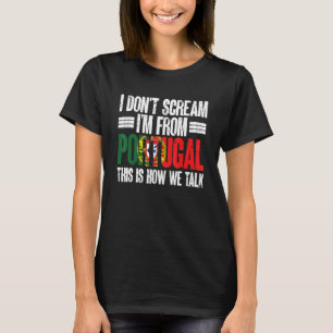 Camiseta El portugués gracioso que soy de Portugal