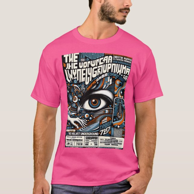 Camiseta El Poster comunista de terciopelo subterráneo V2 (Anverso)