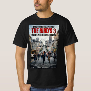 Camiseta El Póster de la película The Birds 3