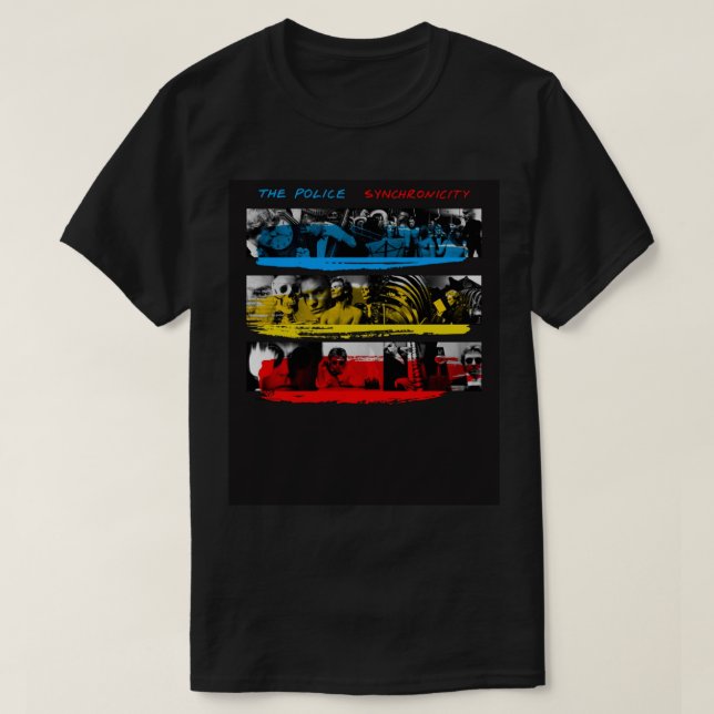 Camiseta El Poster del álbum de sincronización policial (Diseño del anverso)