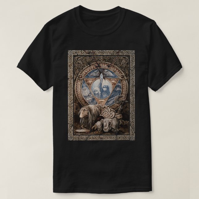 Camiseta El Poster del Ornato de Cristal Oscuro (Diseño del anverso)
