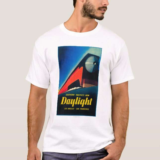 Camiseta El poster promocional del tren de la luz del día (Anverso)