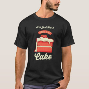 Camiseta El postre de pastelería de la comida del chef que