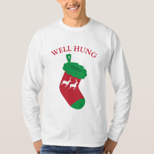Camiseta El pozo colgó el almacenamiento del navidad