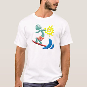 Camiseta El practicar surf de Kokopelli