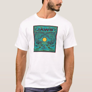CAMISETA EL PRACTICAR SURF DE MAUI HAWAII DE LOS MANDÍBULAS