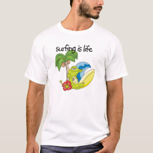 Camiseta El practicar surf es vida