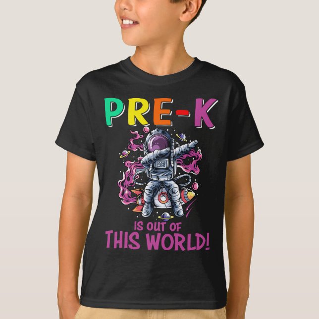 Camiseta El pre-K está fuera de este primer día escolar mun (Anverso)