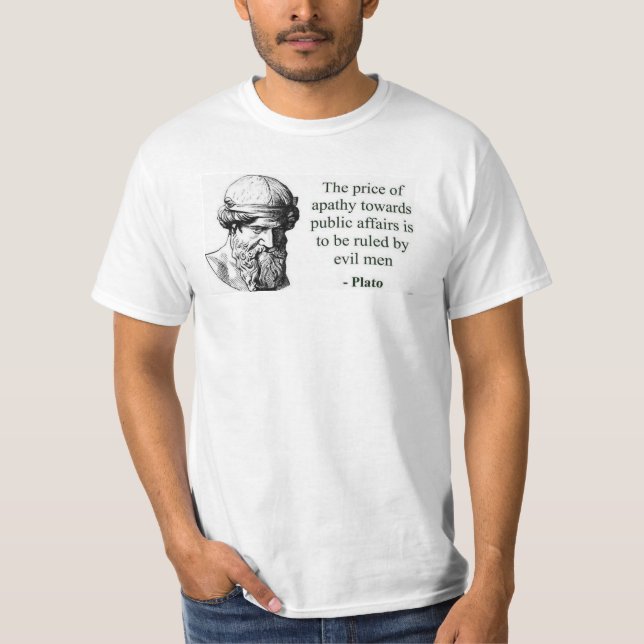Camiseta El precio de la apatía (Anverso)