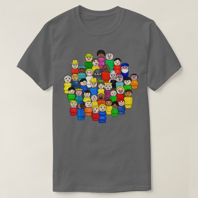 Camiseta El precio de los pescadores La poca gente se une (Diseño del anverso)