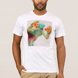 Camiseta el predicador come la pizza