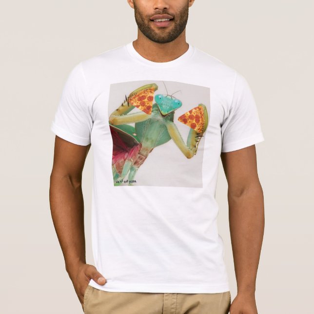 Camiseta el predicador come la pizza (Anverso)