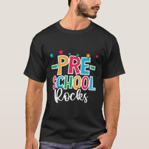 Camiseta El preescolar sacude de vuelta al primer día de cl