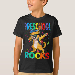 Camiseta El preescolar vuelve a llevar a un gato a la camis