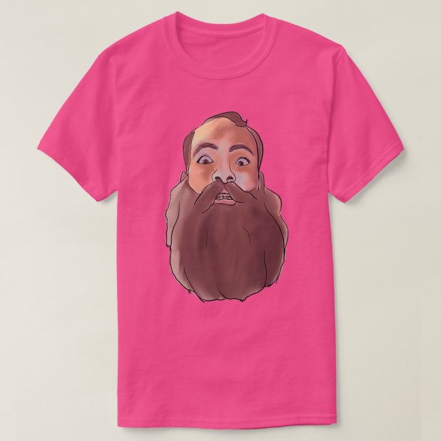 Camiseta El prepartido y su barba (Diseño del anverso)