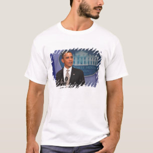 Camiseta El presidente Barack Obama hace un anuncio