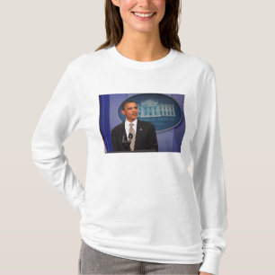 Camiseta El presidente Barack Obama hace un anuncio