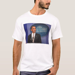 Camiseta El presidente Barack Obama hace un anuncio