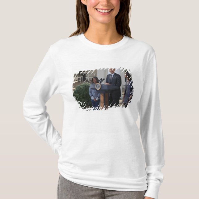 Camiseta El presidente Barack Obama indulta a (Anverso)