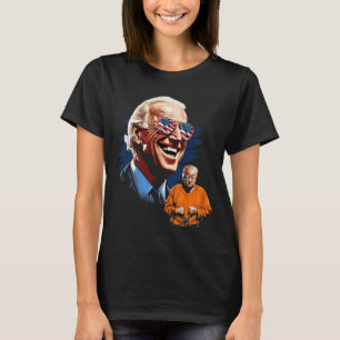 Camiseta El Presidente Biden Se Ríe De Trump Para Encarcela