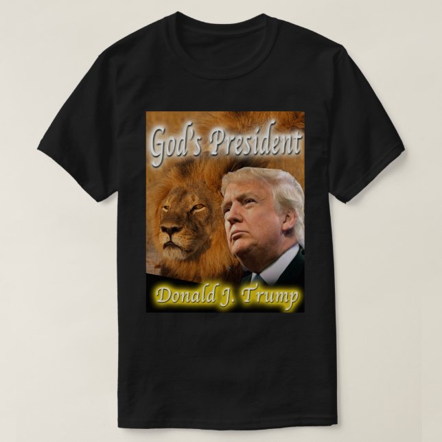 Camiseta El presidente de dios (Diseño del anverso)