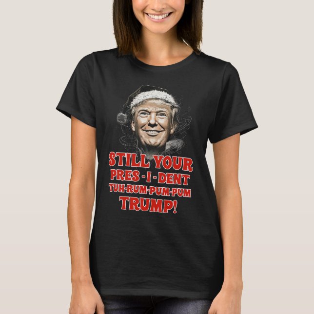 Camiseta El presidente de Navidades graciosos, Trump Pajama (Anverso)