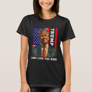 Camiseta El presidente de Trump, viva el rey Trump