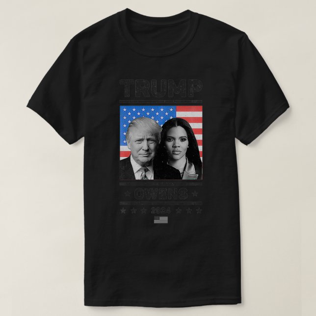 Camiseta El presidente Donald Trump y la vicepresidenta Can (Diseño del anverso)