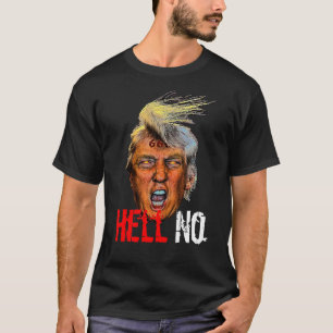 Camiseta El presidente malvado Trump el diablo contra el Cr