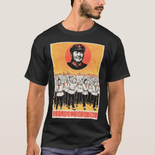 Camiseta El presidente Mao es el sol rojo más rojo