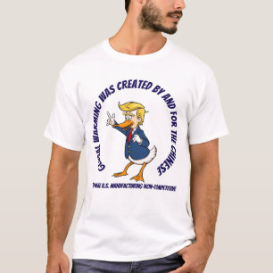 Camiseta El Presidente Quack Trump Sobre El Calentamiento G