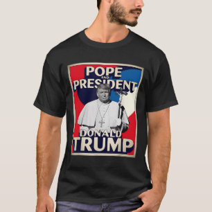 Camiseta El Presidente Retro Donald Trump Y El Vago Católic