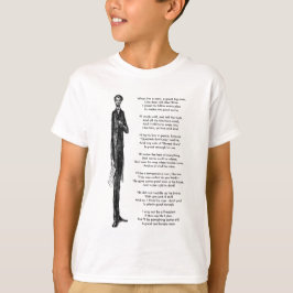 Camiseta El presidente superior Abraham Lincoln Cute la rim