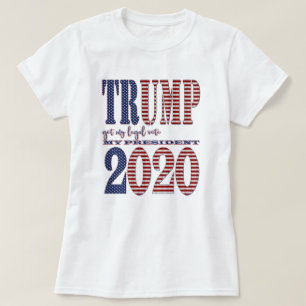 Camiseta El presidente Trump 2020 obtuvo mi voto legal
