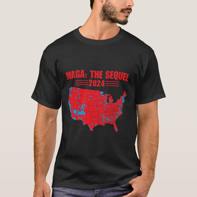 Camiseta El presidente Trump 2024, ganador del Mapa Elector (Anverso)