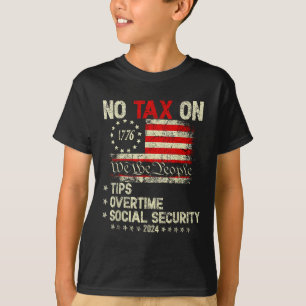 Camiseta El Presidente Trump 2024 No Impuesto A Las Tips En