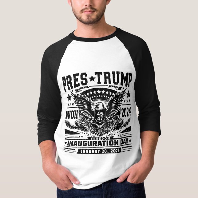 Camiseta El presidente Trump ganó el 2024 (Anverso)