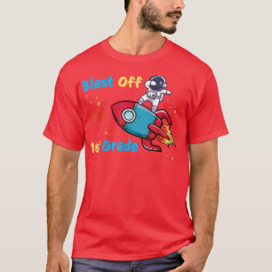 Camiseta El primer astronauta de primer grado que balancea 
