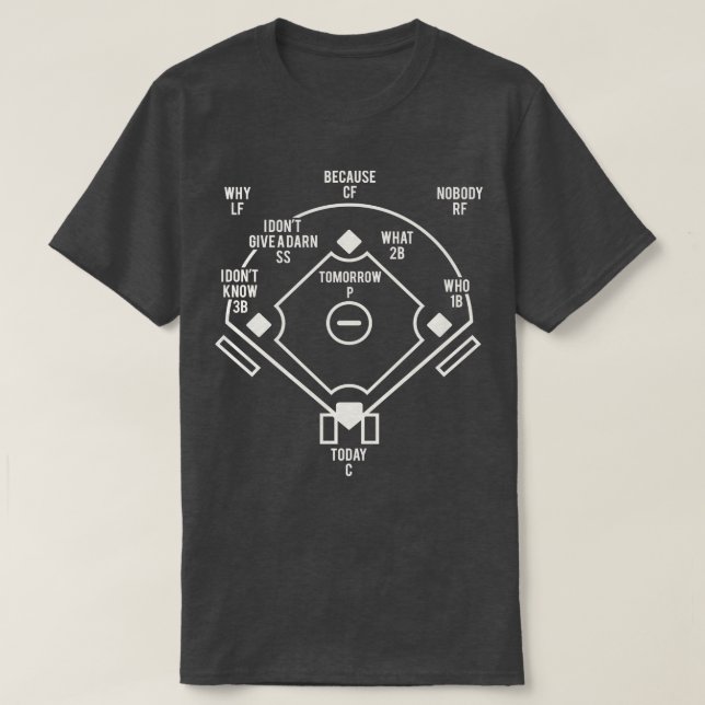 Camiseta El primer béisbol clásico Abbott y Costello (Diseño del anverso)