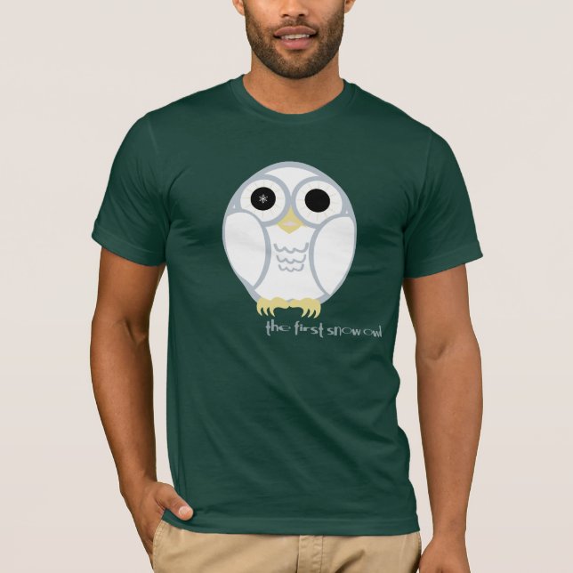 Camiseta el primer búho de la nieve (Anverso)