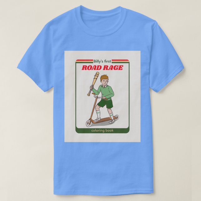 Camiseta El primer camino de Billyx27 enfurece el libro de  (Diseño del anverso)