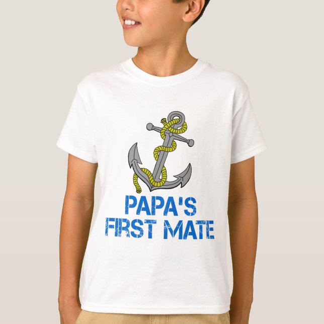 Camiseta El primer compañero de la papá (Anverso)