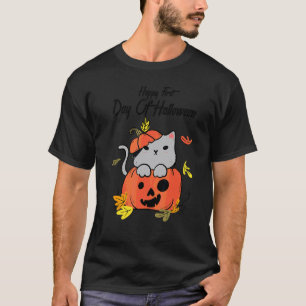 Camiseta El Primer Día de Halloween para Mujer Hombre Gatos