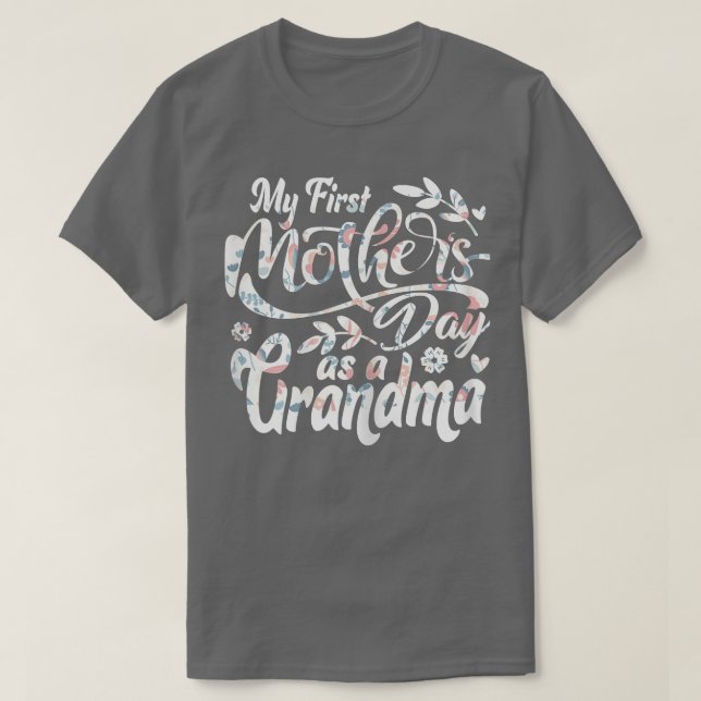 Camiseta El primer día de mi madre como abuela (Diseño del anverso)