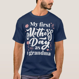 Camiseta El primer día de mi madre como abuela